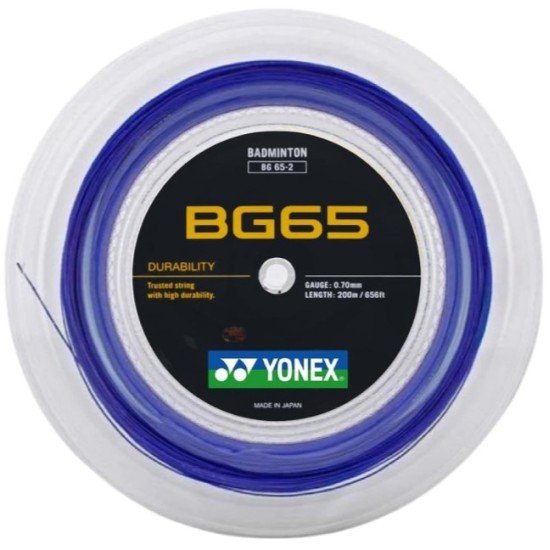 Струна Yonex BG65 0,70мм Синяя (200м)