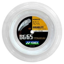 Струна Yonex BG65 Titanium 0,70мм Белая (200м)