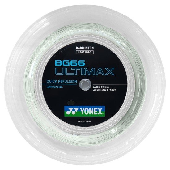 Струна Yonex BG66 Ultimax Белая (200м)