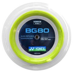 Струна Yonex BG80 0,65мм Желтая (200м)