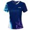 Футболка женская для бадминтона (сине-фиолетовая) Li-NING AAYW052-3
