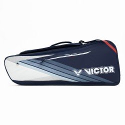 Сумка для бадминтона 6 ракеток Victor BR5260 BA (синяя с белым) 