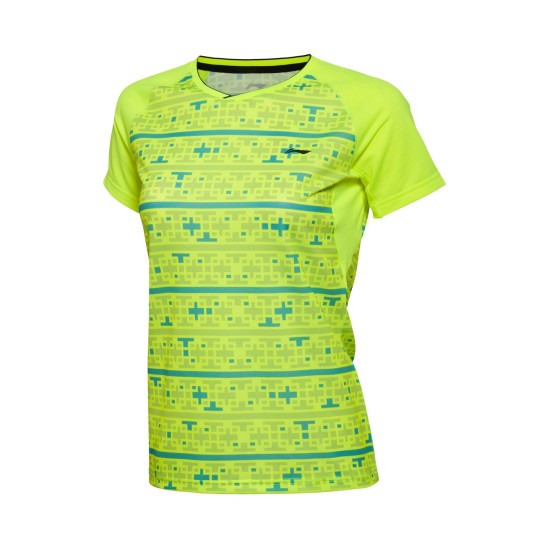 Футболка женская для бадминтона Li-NING AAYL014-2