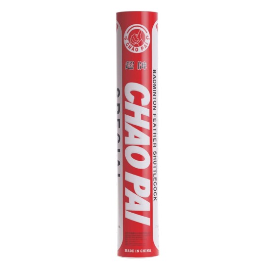 Воланы для бадминтона перьевые ChaoPai Special Скорость 77 CHAOPAI-RED-77