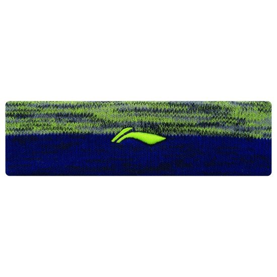 Повязка на голову унисекс (черно-салатов) LI-NING AQAN032-1