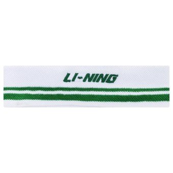 Повязка на голову унисекс (бел/зелен) LI-NING AQAR026-2