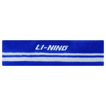 Повязка на голову унисекс (синяя/белая) LI-NING AQAR026-8
