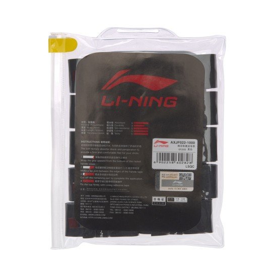 Намотка на ракетку проф (уп 10 шт) черная LI-NING AXJF022-1