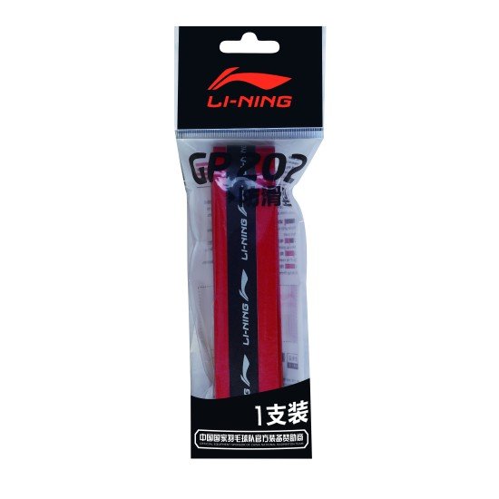 Намотка на ракетку тонкая с фиксирующим профилем (красная) LI-NING AXJH026-3
