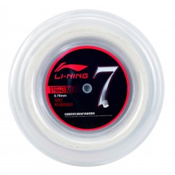 Струна для бадминтона Li-Ning No.7 0,70мм Белая (200м) AXJJ066-1