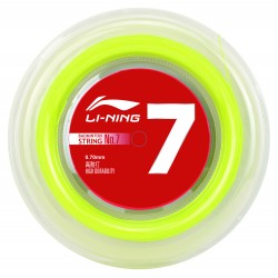 Струна для бадминтона Li-Ning No.7 0,70мм Желтая (200м) AXJJ066-2
