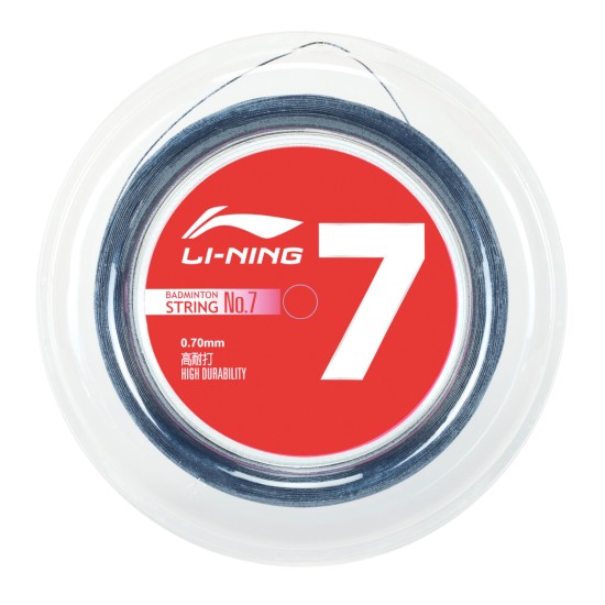 Струна для бадминтона Li-Ning No.7 0,70мм Черная (200м) AXJJ066-3