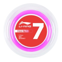 Струна для бадминтона Li-Ning No.7 0,70мм Розовая (200м) AXJJ066-5