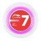 Струна для бадминтона Li-Ning No.7 0,70мм Розовая (200м) AXJJ066-5