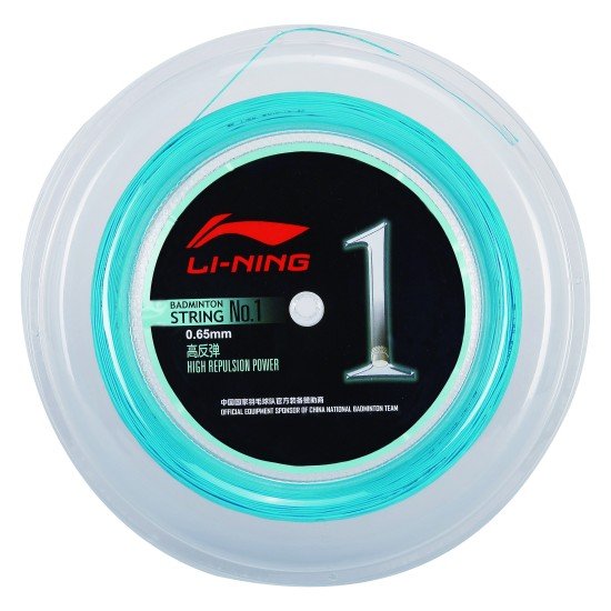 Струна для бадминтона Li-Ning No.1 0,65мм Синяя (200м) AXJJ072-7