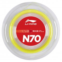 Струна для бадминтона Li-Ning N70 0,70мм Желтая (200м) AXJT051-3