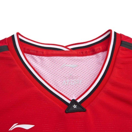 Платье с шортами (красное) Li-NING ASKP114-2