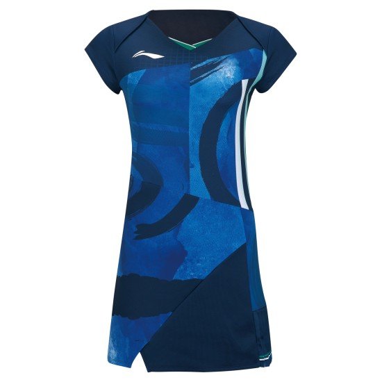 Платье с шортами (синее) Li-NING ASKR010-1
