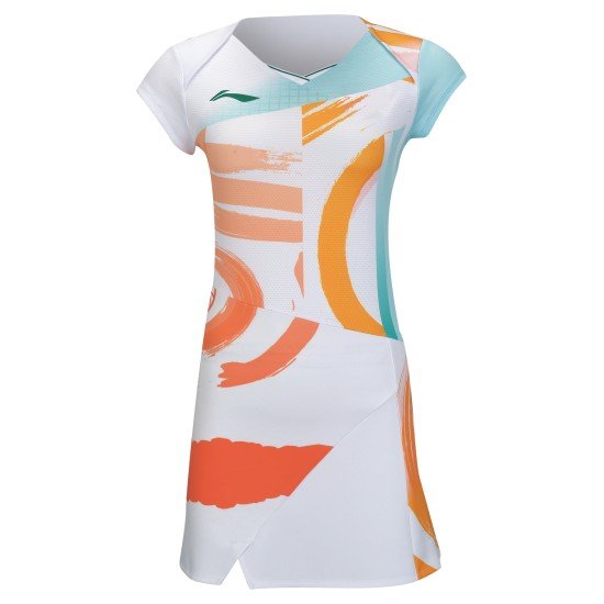 Платье с шортами (белое) Li-NING ASKR010-3