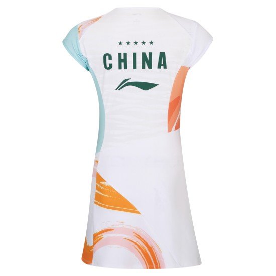 Платье с шортами (белое) Li-NING ASKR010-3