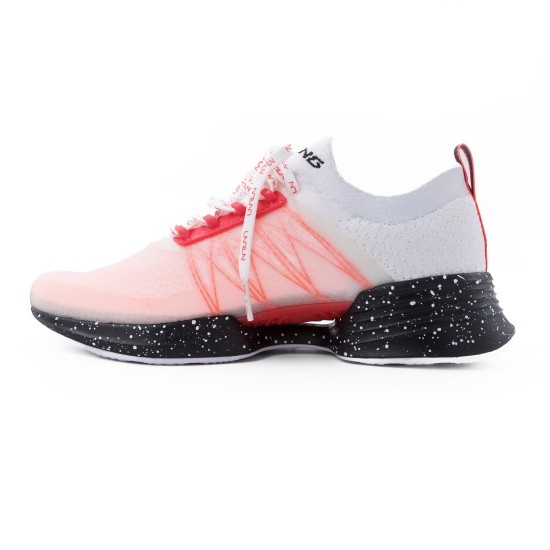 Кроссовки для бега Cloud Cool (бело-розовые, прозрачные) Li-NING ARHP052-3