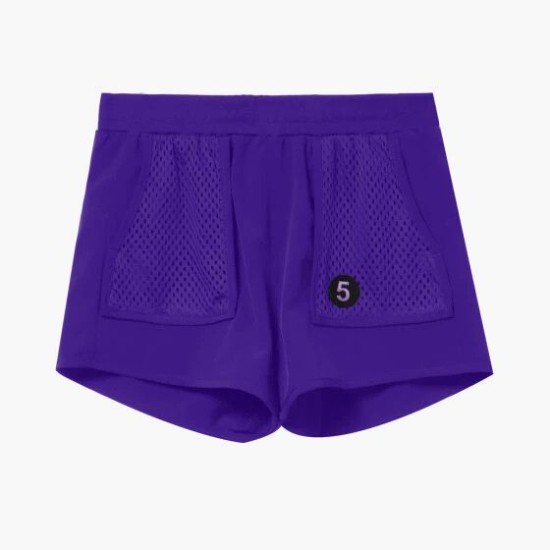 Шорты спортивные Bad5 Girl (фиолетовые) Li-NING YKSP078-4