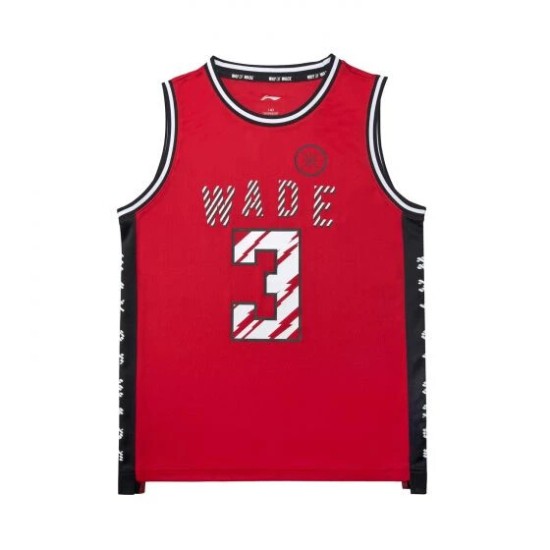 Майка спортивная Wade Boy (темно-красная) Li-NING YVSP055-4