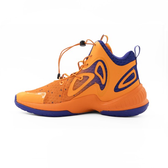 Кроссовки детские для баскетбола (оранжево-фиолетовые) Li-NING YKBP012-3
