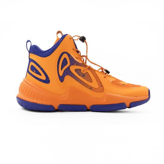 Кроссовки детские для баскетбола (оранжево-фиолетовые) Li-NING YKBP012-3