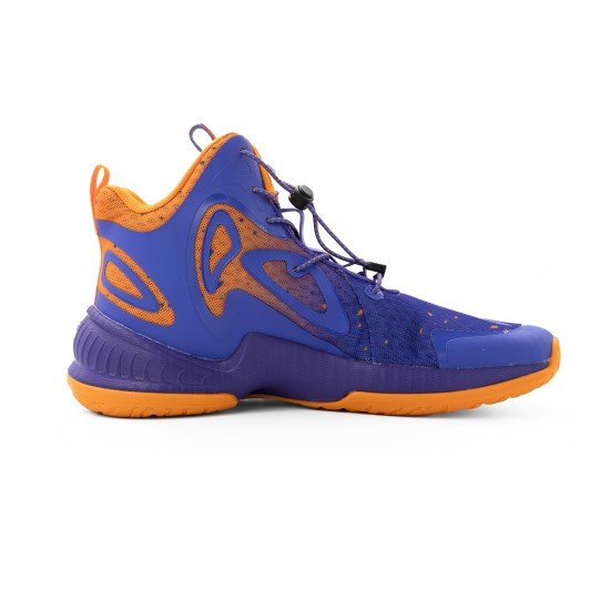 Кроссовки детские для баскетбола (оранжево-фиолетовые) Li-NING YKBP012-3