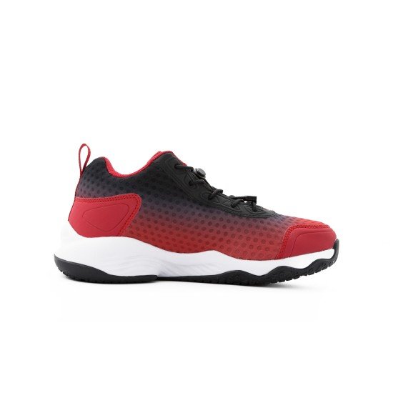 Кроссовки детские для баскетбола (бордовые, черные) Li-NING YKBP024-1