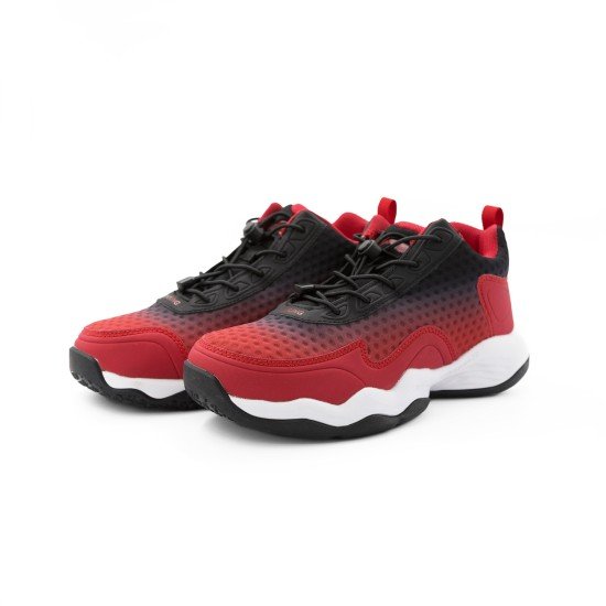 Кроссовки детские для баскетбола (бордовые, черные) Li-NING YKBP024-1