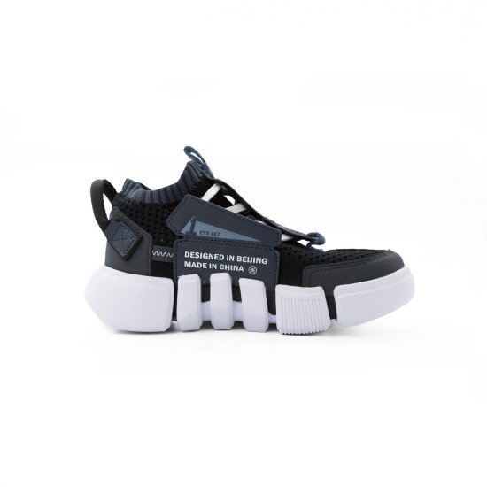 Кроссовки детские Essence Toy#1 (черные, темно-синие) Li-NING YKCP104-3