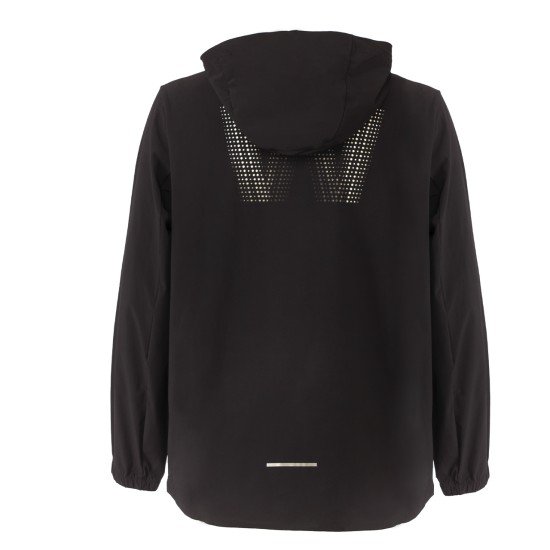 Ветровка мужская с капюшоном (черная) Li-NING AFDP117-1