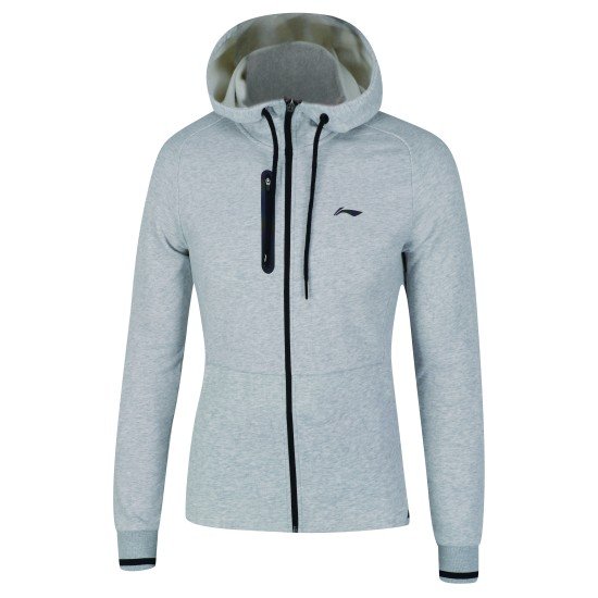 Олимпийка с капюшоном/Hoody женская (серый) Li-NING AWDN916-2