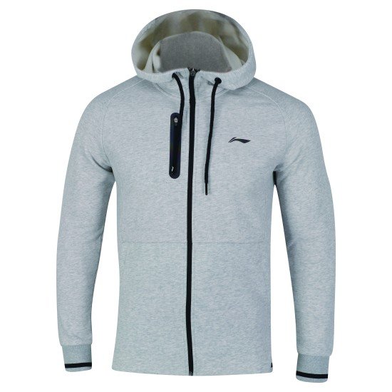 Олимпийка с капюшоном мужская/Hoody (серый) Li-NING AWDN945-2