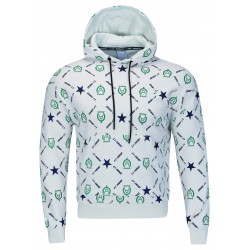 Олимпийка с капюшоном мужская/Hoody (белая с принтом) Li-NING AWDQ825-1