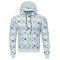 Олимпийка с капюшоном мужская/Hoody (белая с принтом) Li-NING AWDQ825-1