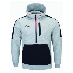 Толстовка с капюшоном мужская/Hoody (серая) Li-NING AWDUB85-2
