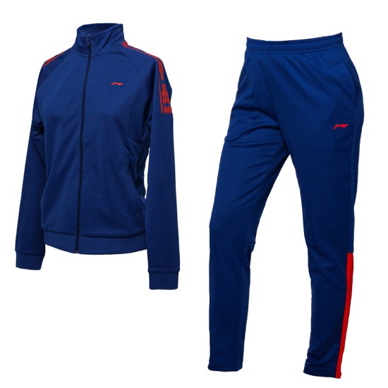 Спортивный костюм женский (синий) Li-NING AWEP004-2
