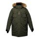 Пуховик с капюшоном мужской (хаки) Li-NING AYMN043-1