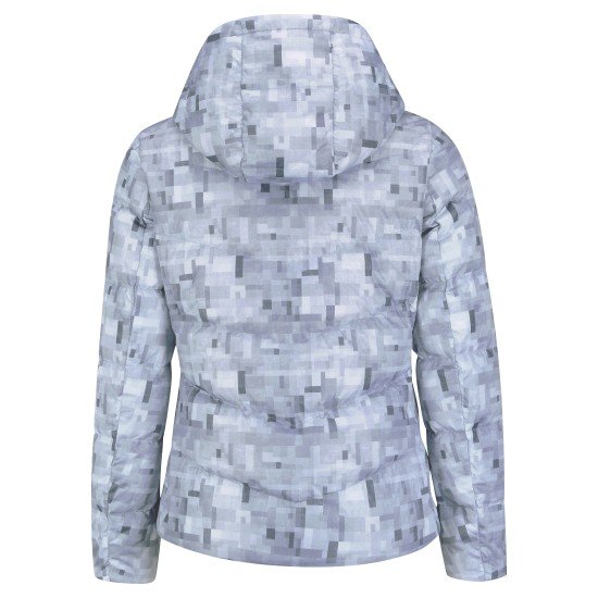 Пуховик с капюшоном женский (серый) Li-NING AYMN082-1