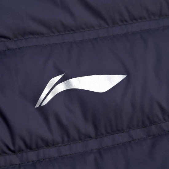 Пуховик легкий с USB подогревом мужской (синий) Li-NING AYMP127-3