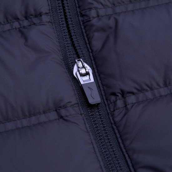 Пуховик легкий с USB подогревом мужской (синий) Li-NING AYMP127-3