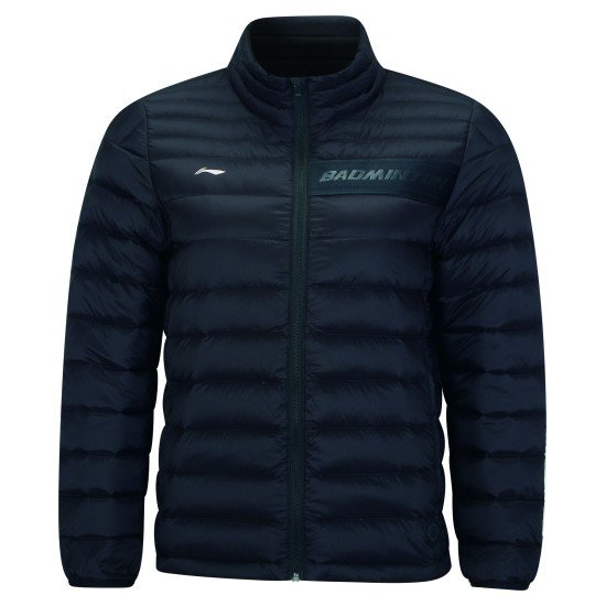 Пуховик легкий с USB подогревом мужской (черный) Li-NING AYMR107-2