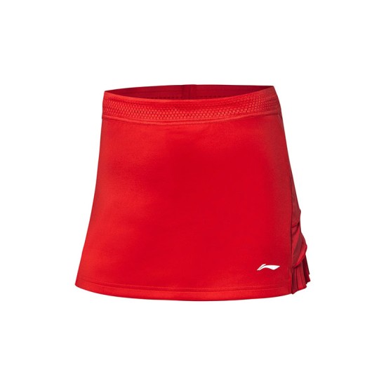 Юбка для бадминтона (красная) Li-NING ASKP102-2