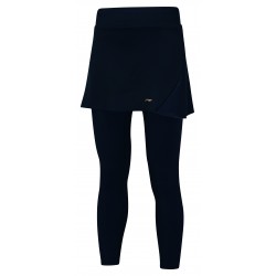 Юбка для бадминтона с компрессионными чулками (черная) Li-NING ASKQ216-1