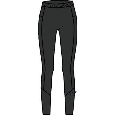 Штаны женские компрессионные (черн) Li-NING AULR122-2