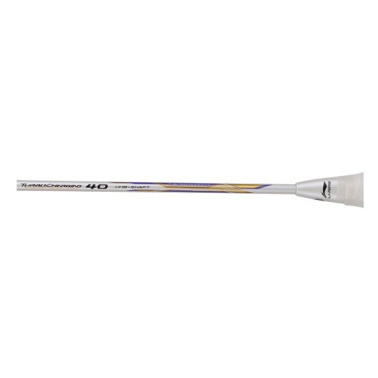 Ракетка для бадминтона Li-Ning Turbo Charging 40 white/gold AYPM422-1