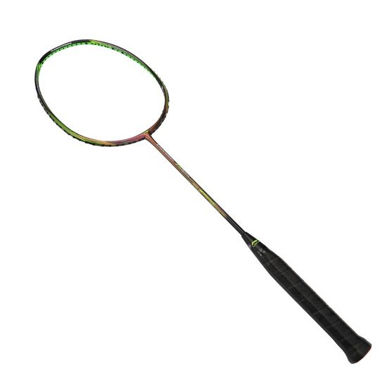 Ракетка для бадминтона Li-Ning Turbo Charging 75D Коричневый металлик и Зеленый AYPM424-1